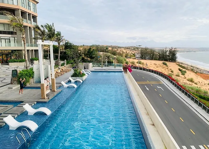 Khách sạn hẻo lánh 1br Direct Seaview - 5 Mins To The - Infinity Pool - Apec Mui Ne